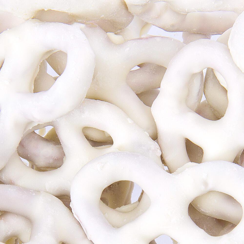 Greek Yogurt Covered Mini Pretzels: 1LB Bag - Candy Warehouse