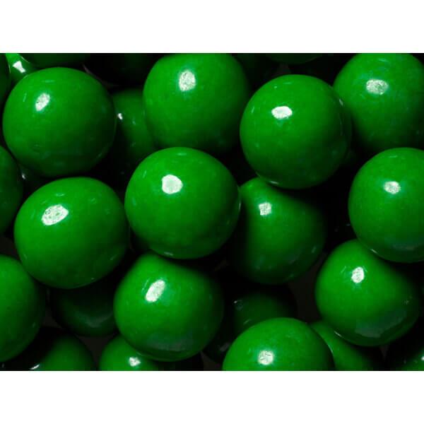 Green 1-Inch Gumballs: 2LB Bag - Candy Warehouse