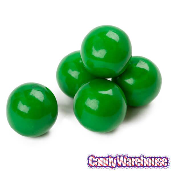 Green 1-Inch Gumballs: 2LB Bag - Candy Warehouse