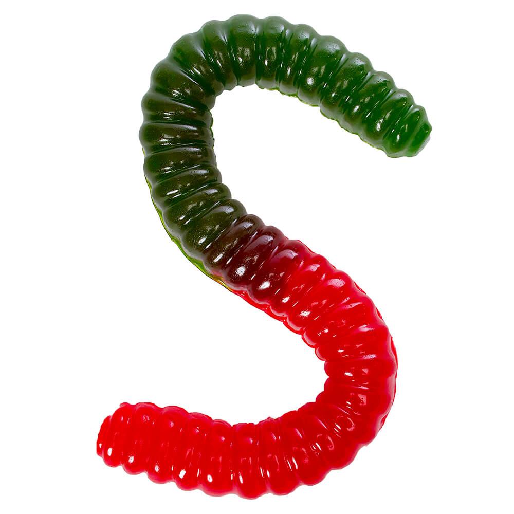 Green &amp; Red 2-Foot-Long Giant Gummy Worm - Candy Warehouse