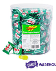 Green Apple Zotz Sour Fizz Candy: 300-Piece Tub - Candy Warehouse