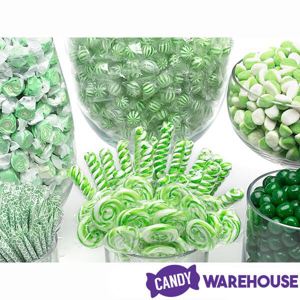 Green Candy Bar Table Assortment - Candy Warehouse