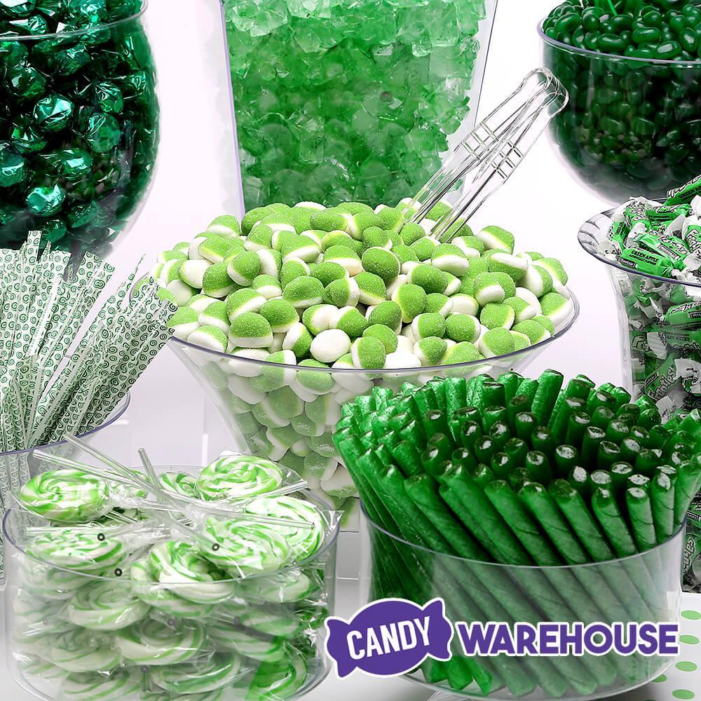 Green Candy Buffet Kit: 25 to 50 Guests - Candy Warehouse