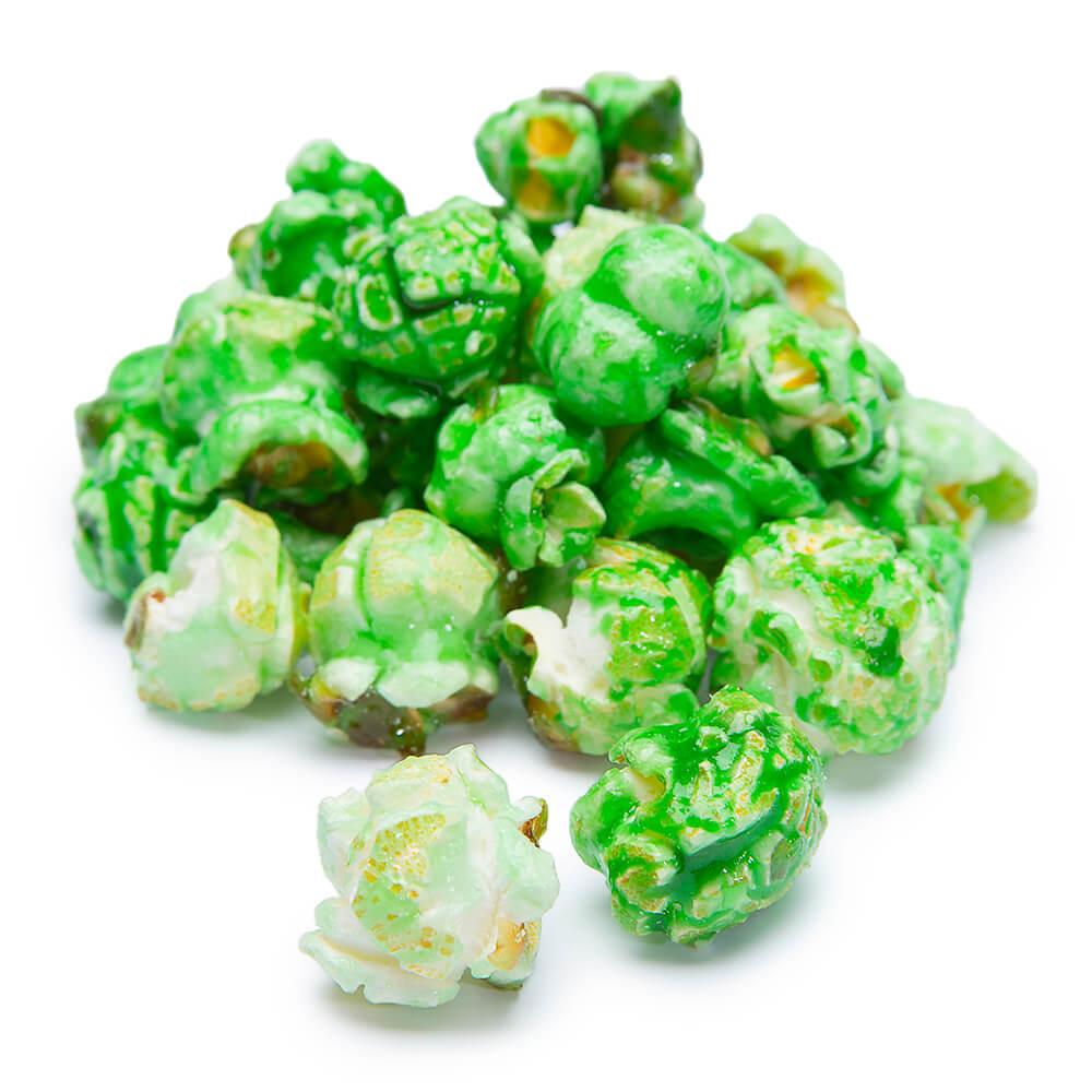 Green Candy Coated Popcorn - Green Apple: 1-Gallon Bag - Candy Warehouse