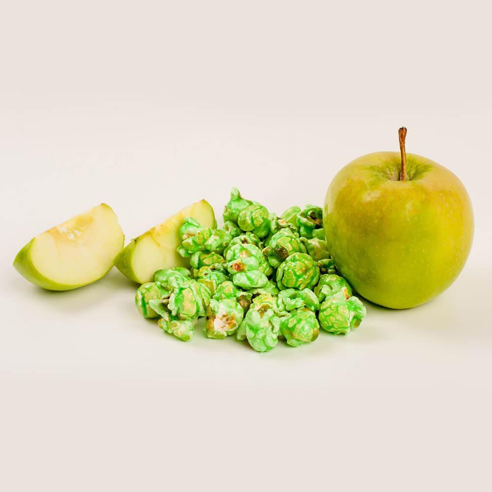 Green Candy Coated Popcorn - Green Apple: 1-Gallon Bag - Candy Warehouse