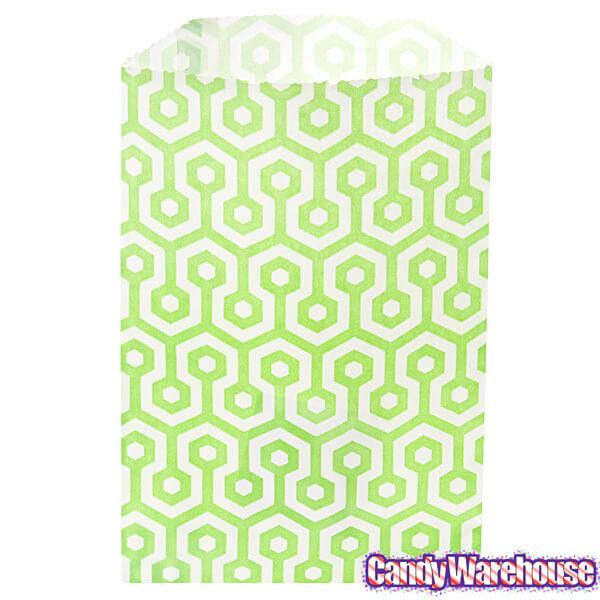 Green Honeycomb Candy Bags: 25-Piece Pack - Candy Warehouse