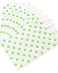 Green Polka Dot Candy Bags: 25-Piece Pack