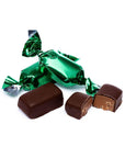 Green Wrapped Mint Dark Chocolate Meltaways: 1LB Bag - Candy Warehouse