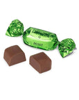 Green Wrapped Mint Milk Chocolate Truffles: 2LB Box - Candy Warehouse