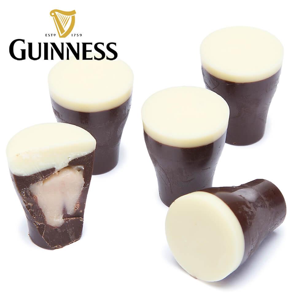 Guinness Beer Dark and White Chocolate Mini Pints: 7-Piece Pack - Candy Warehouse