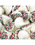 Guittard White Mint Chocolate Christmas Nonpareils Candy Drops: 5LB Bag - Candy Warehouse