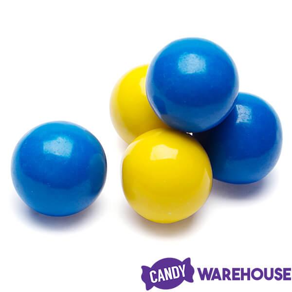 Gumballs Color Combo - Blue and Yellow: 4LB Box - Candy Warehouse