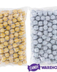 Gumballs Color Combo - Gold and Silver: 4LB Box - Candy Warehouse