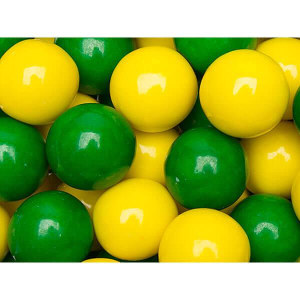 Gumballs Color Combo - Green and Yellow: 4LB Box - Candy Warehouse