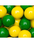 Gumballs Color Combo - Green and Yellow: 4LB Box - Candy Warehouse