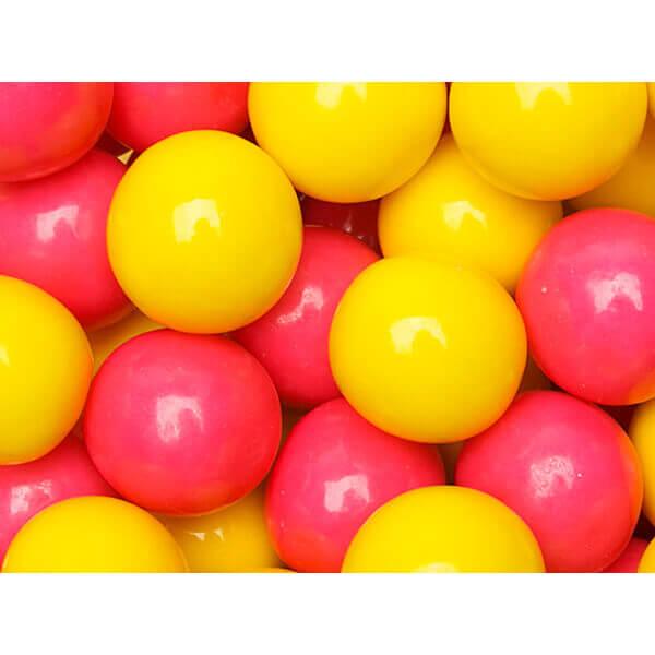 Gumballs Color Combo - Pink and Yellow: 4LB Box - Candy Warehouse