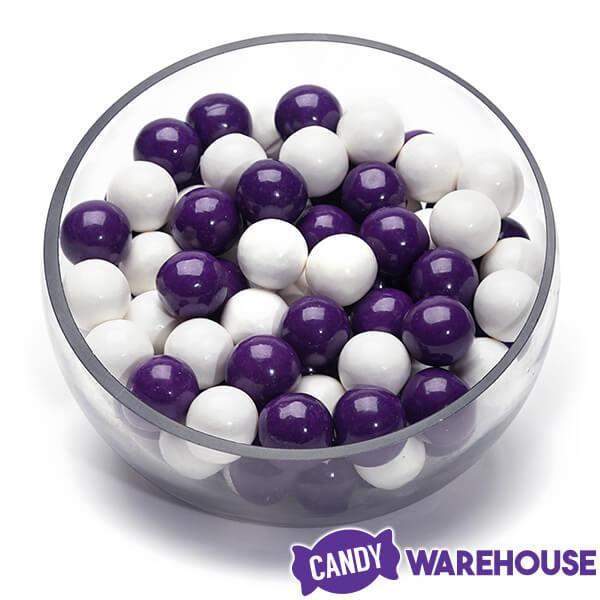 Gumballs Color Combo - Purple and White: 4LB Box