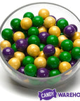 Gumballs Color Combo - Purple, Green and Gold: 6LB Box