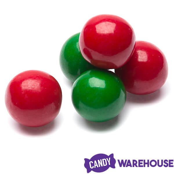 Gumballs Color Combo - Red and Green: 4LB Box - Candy Warehouse