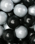 Gumballs Color Combo - Silver and Black: 4LB Box