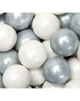 Gumballs Color Combo - Silver and White: 4LB Box