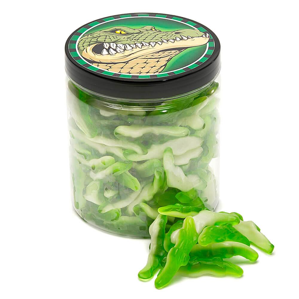 Gummy Alligators Candy: 125-Piece Jar - Candy Warehouse