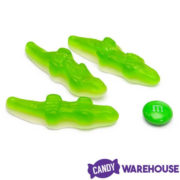 Gummy Alligators Candy: 125-Piece Jar - Candy Warehouse