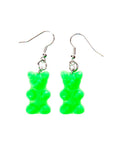 Gummy Bear Earrings - Green