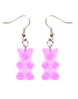 Gummy Bear Earrings - Purple