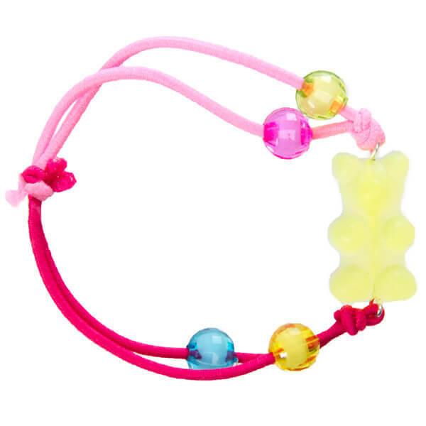 Gummy Bear Elastic Bracelet - Yellow - Candy Warehouse