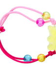 Gummy Bear Elastic Bracelet - Yellow