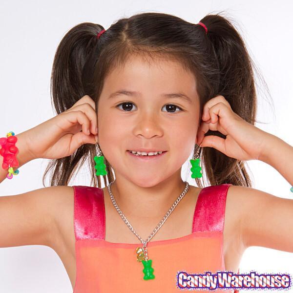 Gummy Bear Necklace - Green - Candy Warehouse