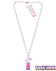 Gummy Bear Necklace - Pink and Blue