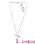 Gummy Bear Necklace - Pink - Candy Warehouse