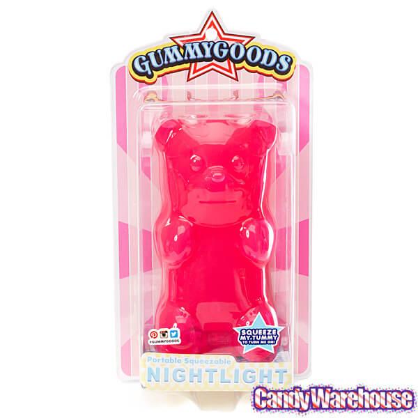 Gummy Bear Night Light - Pink - Candy Warehouse