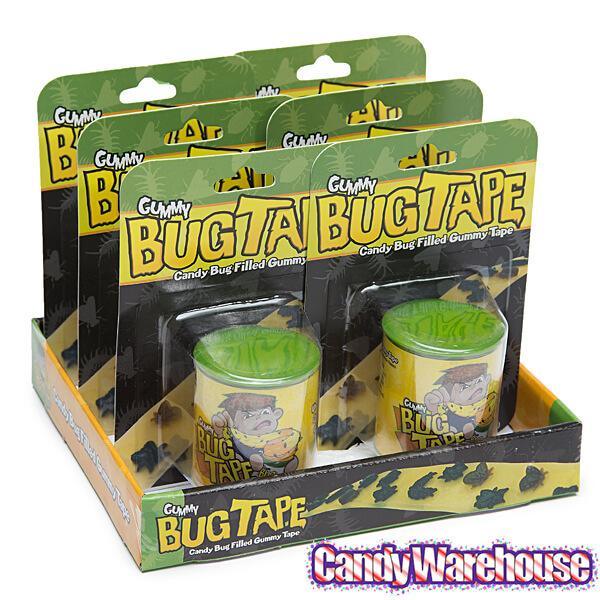 Gummy Bug Tape Candy Packs: 6-Piece Box - Candy Warehouse