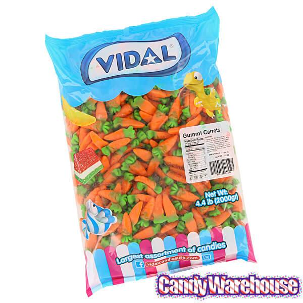 Gummy Carrots Candy: 2KG Bag - Candy Warehouse