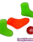 Gummy Christmas Stockings Candy Packs: 18-Piece Bag