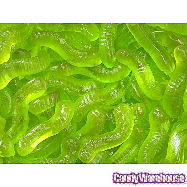 Gummy Inch Worms - Apple: 5LB Bag - Candy Warehouse