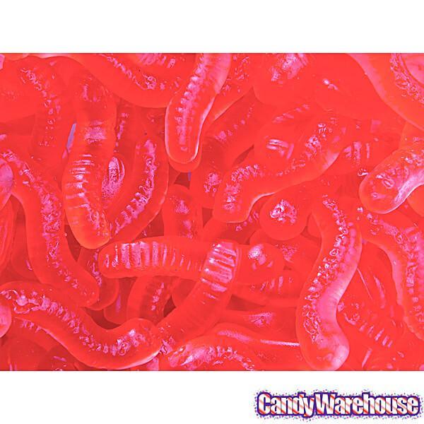 Gummy Inch Worms - Bubblegum: 5LB Bag - Candy Warehouse