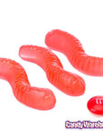 Gummy Inch Worms - Strawberry: 5LB Bag