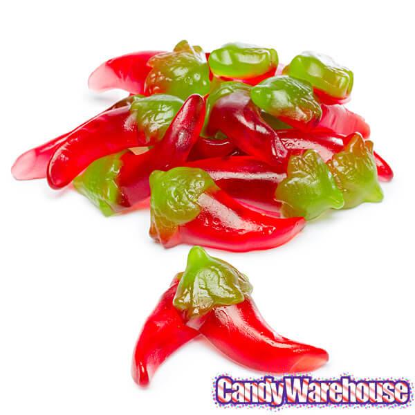 Gummy Mini Red Hot Chilli Peppers Candy: 3KG Bag - Candy Warehouse