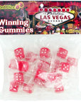 Gummy Red Dice Candy: 430-Piece Case