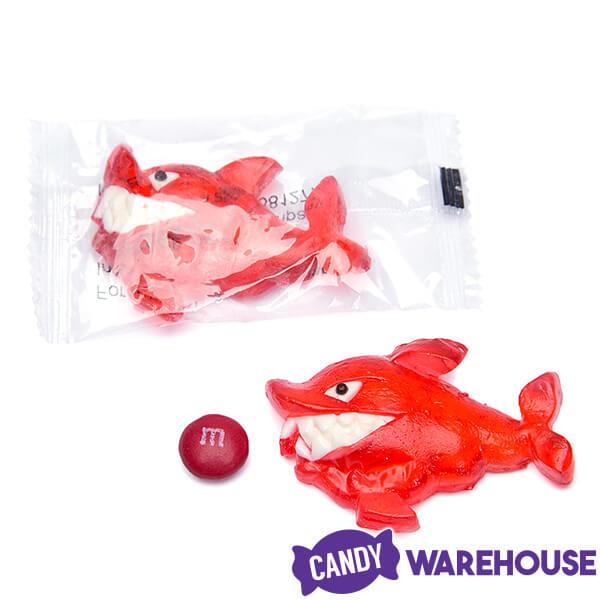 Gummy Sharks with Teeth: 38-Piece Bag - Candy Warehouse