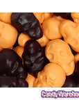 Gummy Skulls - Black and Orange: 5LB Bag - Candy Warehouse