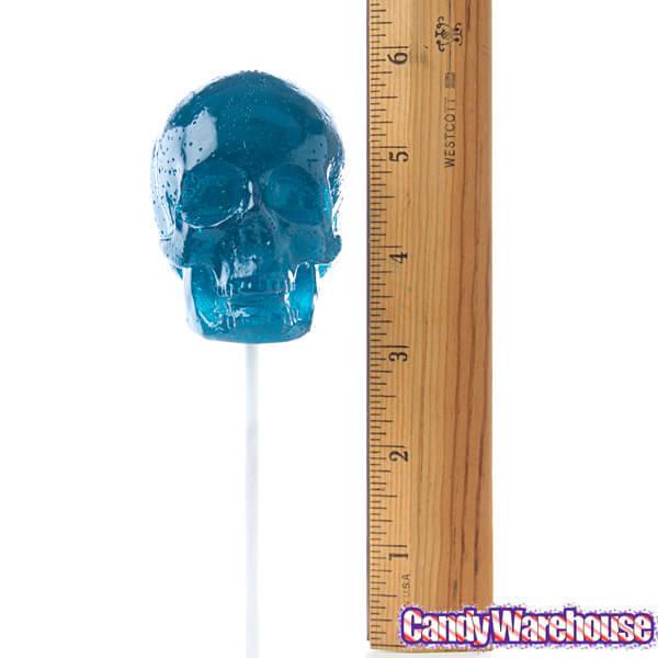 Gummy Skulls on a Stick Assortment: 4-Piece Box