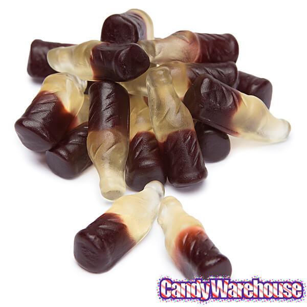 Gummy Soda Bottles Candy Bags - Grape Crush: 6-Piece Display - Candy Warehouse