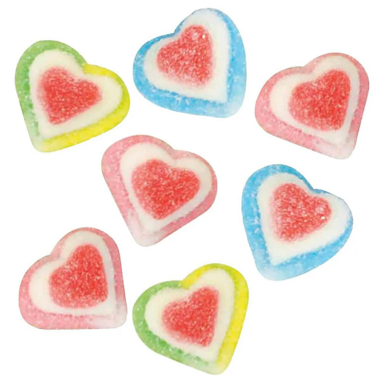 Gummy Triple Hearts Candy: 2KG Bag | Candy Warehouse