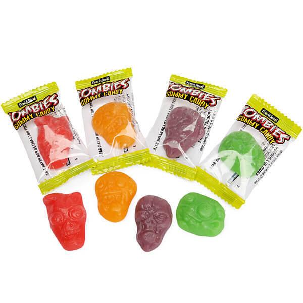 Gummy Zombies Candy Packets: 20-Piece Bag - Candy Warehouse