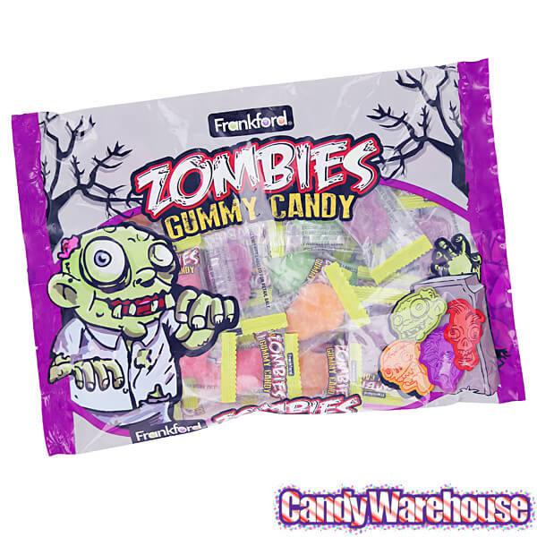 Gummy Zombies Candy Packets: 20-Piece Bag - Candy Warehouse